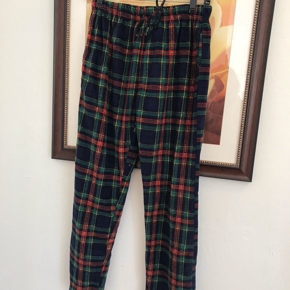 Bottoms Out Pants - Fuzzy Plaid Pants